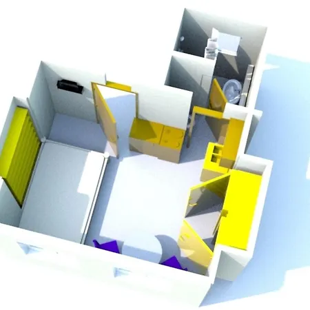 Kleines Einzelzimmer Mit Meerblick Apartment