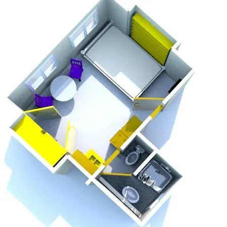 아파트 Kleines Einzelzimmer Mit Meerblick 이코드레로스비노스