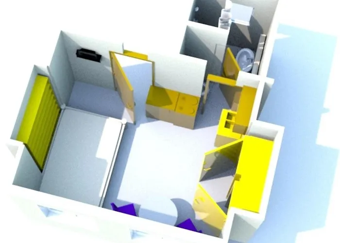 Kleines Einzelzimmer Mit Meerblick アパート